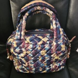 MZ Wallace Sutton Deluxe. Multi Color. TieDye Winter Prism. Pristine!